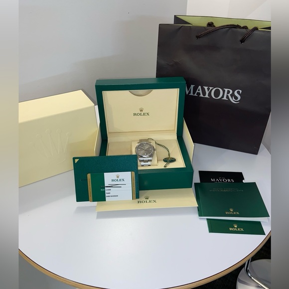 Rolex Oyster Perpetual Slate Dial - Picture 15 of 17